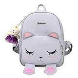 (エンジェルムーン) AngelMoon リュック レディース かわいい 猫 猫耳 デイバッグ お出かけ 旅行 肉球 カジュアル シンプル バイク パソコン 軽い 2way 耐久性 大容量 スポーツ 