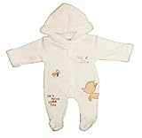 Baby Girls/Boys Cream LETS HAVE SOME FUN DEER Design All In One Romper Suit - 3-6 Months by Baby Bes