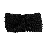 Domybest 秋冬 子供ヘアバンド コットンのベルト かわいいボウタイを飾る 編み物 百日記念 誕生日 出産祝い 暖かく保つ プリンセス風 良い弾力性 写真小道具 4-12歳に適して 7色