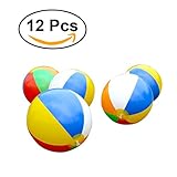 プール用12個のインフレータブルビーチボールパーティー遊ぶ子供子供用ビーチおもちゃ