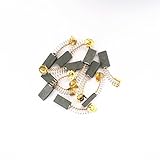 10 x 電気モーターカーボンブラシ 5 x 10 x 19 mm ・スプリングス＆ワイヤーアングルグラインダを見たリード
