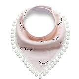 Mamimami Home かわいい ベビー 三角 よだれかけ パールレース コットン 柔らかい ビブ スナップ 4種類選択 サイズ調整可能 お食事 外出 用 1枚 タイプ２