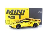 TrueScale Miniatures MINI GT 1/64 フォード GT トリプルイエロー 左ハンドル 完成品