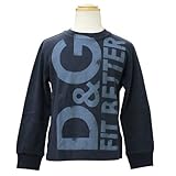 [ディーアンドジージュニア] D&G JUNOR ロゴトレーナー DGL45309NVY 6Aサイズ