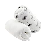 Cozy fleece- Microplushベビーベッドシート Grey Elephant グレー CRBSSElephtGryWht