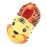 IPOTCH 全３サイズ３色　かわいい　幼児　ベビー　シューズ　ソフト　靴　トレーニングシューズ　綿布製 - タイガー, 13cm　