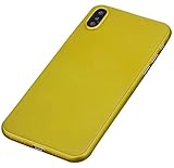 Plus Nao(プラスナオ) iPhoneXカバー iPhoneXケース iphone8 iPhone8plus iPhone10 シェル ケース カバー 半透明 apple アップル アイフォ 12ProMax イエロー