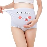 ZEVONDA ファッション マタニティ下着 レディーズ 妊婦用 ハイウエスト 調節可能な パンツ , ブルー , 2XL