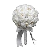 Linyuan 安定した品質 Creative Hand Made Rhinestone 結婚式 Wedding Bouquet For 花嫁持株花 Bride Holding Flower XT-3