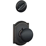 Schlage Lock Company F94PLY716CAM Aged Bronze Interior Pack Plymouth Knob Dummy Interior Pack with D