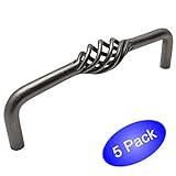 Cosmas 9992 – 128 WN風化ニッケル鳥かごキャビネット引き出しパック シルバー 9992-128WN - 5 Pack