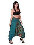 Cotton Plain And Print Afghani Trouser