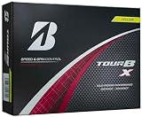 BRIDGESTONE(ブリヂストン)ゴルフボール TOUR B X 2024年モデル 12球入 イエロー B4YXJ