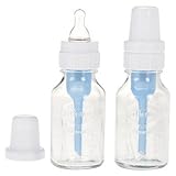 New New Natural Flow? 4oz 2pk Standard Glass Baby Bottle by Dr. Brown's