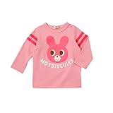 ミキハウス ホットビスケッツ(MIKIHOUSE HOT BISCUITS) キャラクター・カジュアル長袖Tシャツ (70cm-110cm) 70cm ピンク
