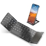 Bluetooth キーボード 折りたたみ ワイヤレス タッチパッド搭載 US配列 3つデバイス同時切替可能 Windows Mac iOS 対応 Type-C充電式 ブルートゥース キーボード iPad ノートPC パソコン タブレット スマホ用 日本語説明書付 英語配列