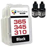 3年保証 大容量 キヤノン 互換 BC-365 BC-345 BC-310 XL 顔料ブラック TS3730 TS3530 TS203 TS3330 TS3130S 他 CANON 対応 詰め替え インク スマートカートリッジ 純正 比 最大10倍 ベルカラー