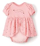 バニーズバイザベイ ロンパース ドレスロンパス テントウ虫 丈37cm×胴回り50cm ピンク コットン 208506