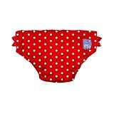 再利用可能な水泳おむつ赤い水玉1-2年 (Bambino Mio) - Bambino Mio Reusable Swim Nappy Red Polka Dot 1-2 Years [並行輸入品]
