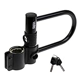 monkeyjack 14 mmスーパーハードアルミニウム合金チェーンオートバイ高Secuirty自転車Uロック+ブラケット