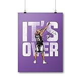 500レベル's Vince Carter Cool壁ポスター – For Old School Torontoバスケットボールファン – Vince CarterポイントW パープル