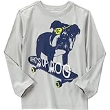 クレイジーエイト Crazy 8/ ドッグティ グレー トップス長袖Tシャツ XL【並行輸入】