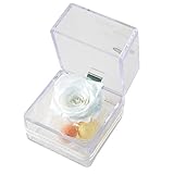 花由 プリザーブドフラワー プチプリザinキューブ ピュアホワイト フラワーギフト ブリザードフラワー 誕生日プレゼント 女性 結婚祝い お祝い 花