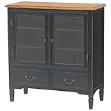 【ブロカント】キャビネット（ブラック） 輸入雑貨 アンティーク家具 hb3i-MCC-5324BK