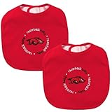 Baby Fanatic Team Color Bibs, University of Arkansas, 2-Count by Baby Fanatic [並行輸入品]