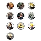 ファイナルファンタジーVII カンバッジコレクション 〈クラウド・ストライフ〉 vol.1 BOX商品 1BOX=10個入り 全10種類