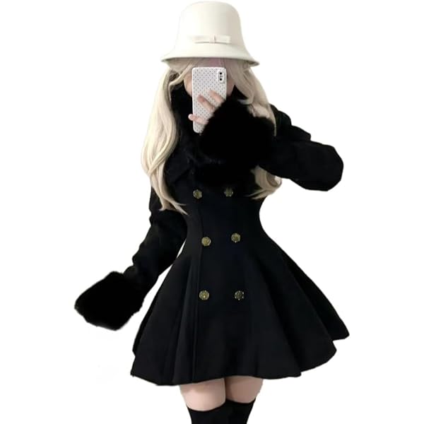 Amazon | [Jundakara] プリンセス コート レディース 冬 地雷系