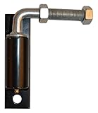 ALEKO 3 / 4インチHeavy Duty Hinge j-bolt for私道ゲートIron Gate with 2ボルト、ナットとワッシャー