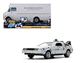 JADA TOYS ジェイダトイズ 1:32スケール BACK TO THE FUTURE 1/32 DELOREAN W/TRUCK BOX バックトゥザフューチャー 1/32 デロリアン ウィズ/トラックボックス [並行輸入品]