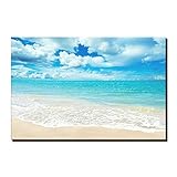 アートフレーム モダン 現代 夕日の光 壁の絵 海の景色 壁掛け ソファの背景絵画 寝室壁アート (40cm*60cm, 海15)