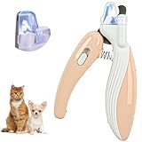 さえだ ペット用爪切り 犬 猫 LEDライト 犬 用 飛び散り防止 ペット2-in-1 爪切りと爪やすり ステンレス製刃 切り味良い つめきり 犬猫 ネイルケア 軽量 コンパクト 犬用 電池付き ロック機能 猫嫌がる対策 初心者 猫/小型犬/中型犬/大型犬用