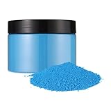 uxcell 3.5oz（100g）蛍光顔料ネイルパウダー レジン製（水性） インク コーティング 革 印刷用 ブルー