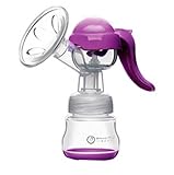 マニュアル乳ポンプを母乳 (パープル)