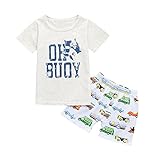 笑え熊 乳幼児 夏 文字カートゥーン 車プリントTシャツ+ショートパンツ2枚セット 綿製 カジュアル 人気 普段着 1-5歳 キッズ おしゃれ