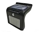 ZSHOP ソーラー充電式LEDライト省エネLEDライト 防水仕様　昼光色 夜間自動点灯　人感+光感センサー 玄関/軒先/駐車場/ガーデンなどに 壁エコーソーラーライト