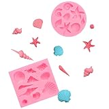 ｃｌｔｇｘｄｄ 2個セット シリコンモールド 海洋生物 海洋系 貝殻 18 種類 石鹸 粘土など ハンドメイド デコレーション レジン 再利用可能