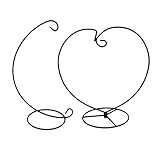 Perfk 庭　ガーデン　装飾　植物ホルダー　ハート形スタンド　アイアンハンガー