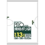 サニパック スタンダートポリ袋13号(0.025mm) LY13 ポリ袋
