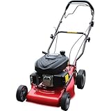 HAIGE エンジン 芝刈機 芝刈り機 4サイクル 5馬力 自走式 刈り幅390mm 刈高10段調整 HAIGE HG-ESN158 レッド