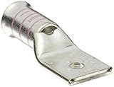 Panduit LCAF500-12-6 Flex Conductor Lug, One Hole, Standard Barrel With Window, Flared NEBS, 500 kcm