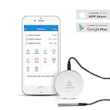 スマートセンサーデータロガーInkbird温度＆湿度レコーダーBluetoothワイヤレス温度計＆湿度計for Android iPhone (IBS-TH1)