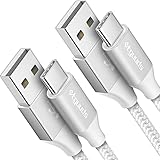 USB Type C ケーブル【3m 2本セット】急速充電 QC3.0 コード タイプc ケーブル 高速データ転送 cタイプ 高耐久ナイロン Switch、Xperia XZ3 XZ2 XZ、Galaxy S10 S9 A20 A21、FireHD8 10 Plus FireMax11、Xiaomi, その他Android USB-C機器対応