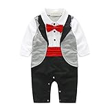 PER ベビー服　ロンパース　カバーオール 　フォーマル　セレモニー　結婚式　男の子　幼児　着替え便利 (95)