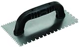 QLT By MARSHALLTOWN 238 9-Inch by 4-Inch Flat V Dual Notched Trowel [並行輸入品]