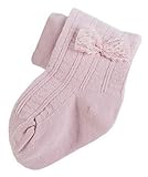 (スマイル ワキキ)Smile YKK ケーブル ニット ベビータイツ キッズ 女の子 レギパン ピンク蝶結び 21