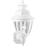 Progress Lighting P5737-30 Wall Lantern with Clear Beveled Acrylic Panels, White [並行輸入品]